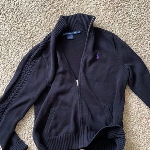 Ralph Lauren zip up sweater.
